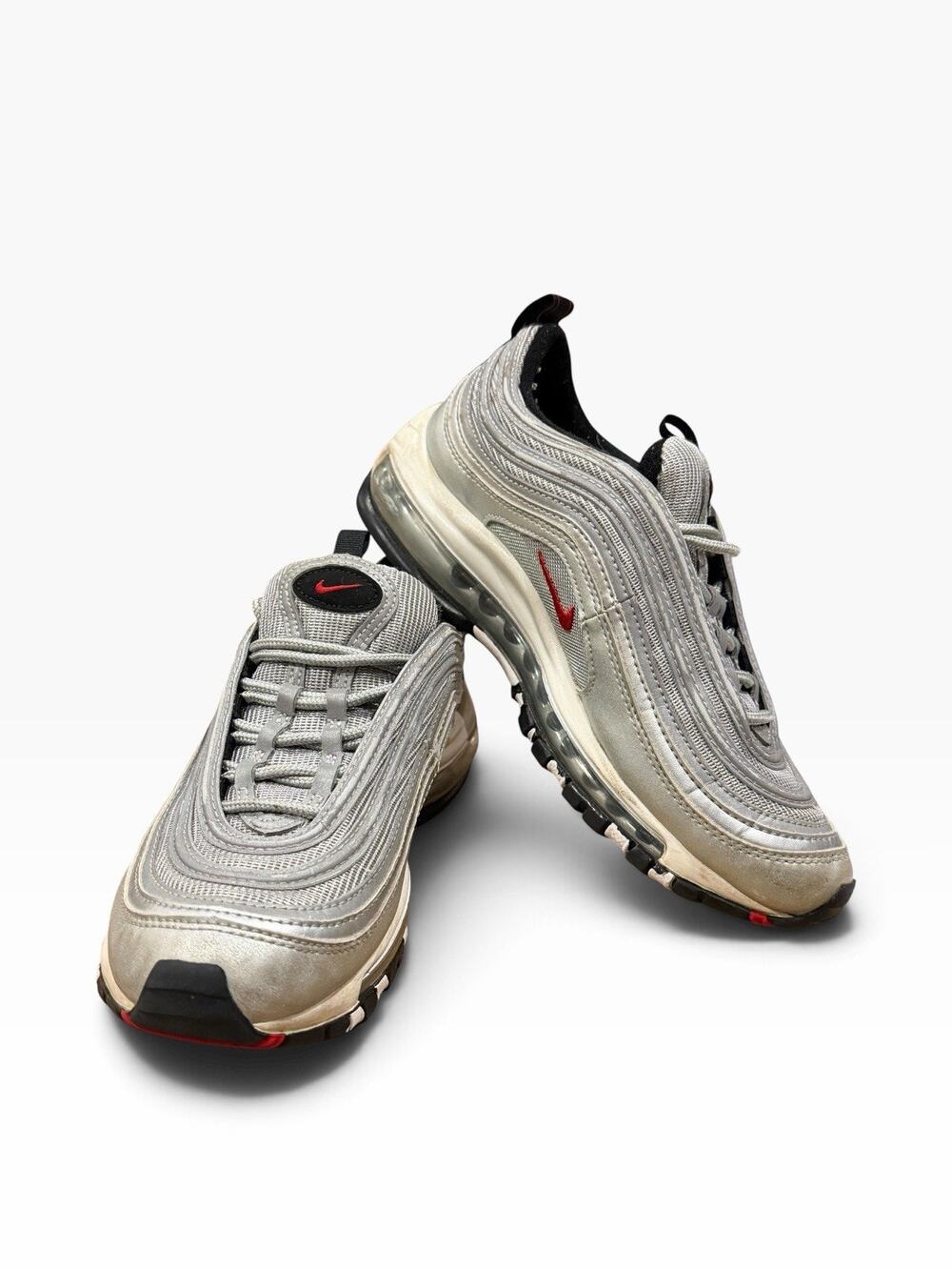 Nike Air Max 97 QS Grey/White/Black 918890-001 Youth Size 4y